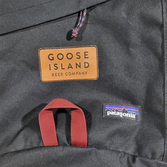 Patagonia * Goose Island Black Backpack Durable Outdoor Design - Picture 2 of 15